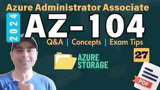 EP27: AZ-104: Exam Dumps | Azure Administrator Certification | PDF #az104 #azure