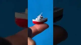 Micro Boat + Ocean in a bottle diy project) pt2