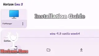 Horizon Emulator Guide Installation on Android