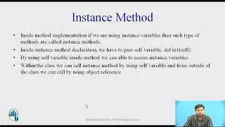 Types of methods in Class of Python