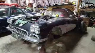 1960 Corvette sitting for 50 years is back on the road!  AND MORE!