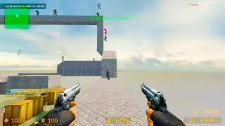 Counter Strike Source - Zombie Escape mod online gameplay on ze Games map
