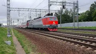 ЧС200-003 с поездом №737 Санкт-Петербург - Москва | Петровско-Разумовская