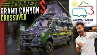 Hymer Grand Canyon S Crossover - Das ist NEU...?! 🤯🔥 | Caravan Salon Düsseldorf 2024
