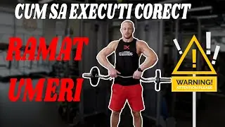 Ramat pentru umeri cu bara | cablu | gantere  - Cum sa executi corect !