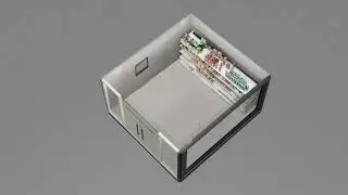 3D Isometric Store design | Animation | blender