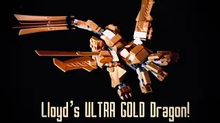 Ninjago MINI Lloyd’s Ultra Gold Dragon! BrickStop MOCS #54