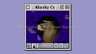 "scary" logo played on mac os 8.1(infinite mac)