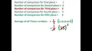 Linear Search and Big O notation?