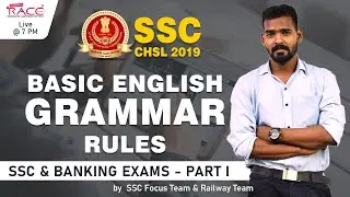 BASIC ENGLISH GRAMMAR RULES | SSC & Banking Exams | Part I | Mr. Prataf