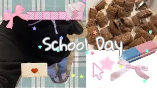 Обычный школьный день!! + тихий влог 🤫🔇 🎀🍰