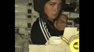 Жена стреляет с танка