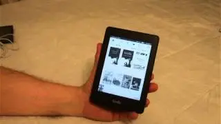 Registering and going through the initial tutorial on the Paperwhite