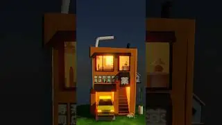 3D Juice Box Restaurant in Blender