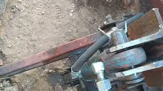 Отвал на трактор своими руками, доработка после испытания.
