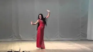 Восточный танец. Арабские танцы. Танцы живота. Belly dance.Энгелина Брон . Балади импровизация.