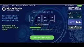ModulTrade The freedom To trade Token Sale discount 25% let's join and get  during the ICO