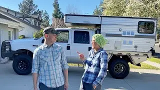 Moving In to Our 4x4 Pop Up Truck Camper | Overland Truck Camper Life