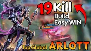 TOP 1 GLOBAL ARLOTT DOMINATES WITH 19 KILLS! META BUILD 2025 (INSANE GAMEPLAY)🔥