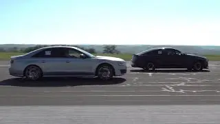 Audi S8 vs Mercedes C63 AMG
