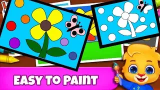 flower painting 🎨🎨🎨| drawing for toddlers #cartoons #drawing
