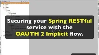 Securing your Spring REST service with OAUTH 2 Implicit (password)