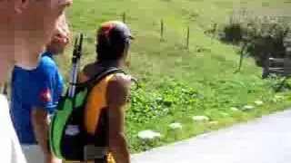 UTMB 2008 Sherpa arriva a Vallorcine