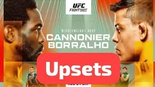 Upset Predictions For UFC Fight Night Jared Cannonier vs Caio Borralho