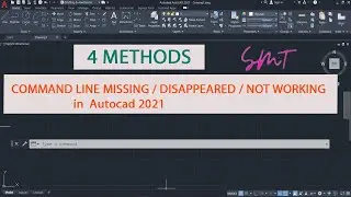 Command Line missing / Disappeared in Autocad 2021 | Tamil | SMT