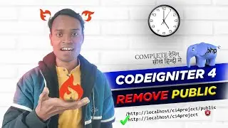 CodeIgniter4 complete series : remove public in codeigniter 4 | Codeigniter remove public from url