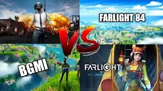 BATTLEGROUNDS MOBILE INDIA/ BGMI VS FARLIGHT 84 comparison || CREEKER GAMING ||