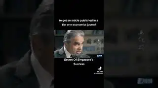 The secret to Singapore's success and the reasons for the failures of many third-world nations.