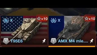 T95E6 + AMX M4 Mel. 54 | половина стрима в #tanksblitz а другая половина в #wotblitz