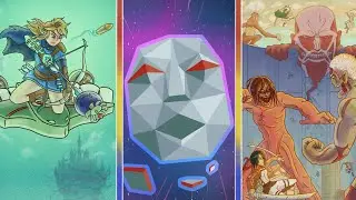 RoninBlitz 2023 Digital Painting Timelapses [STAR FOX, AoT, MARIO BROS, LoZ: TotK, and COWBOY BEBOP]