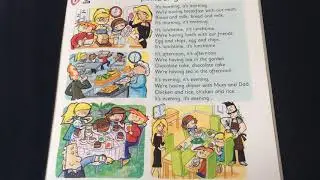 Kid’s Box 2 song, We’re having meals with our family