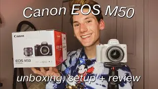 CANON EOS M50 UNBOXING + TEST/IPHONE COMPARISON