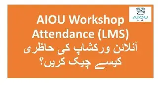 INFO about LMS Attendence About Online Workshops..