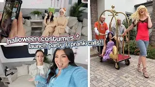 HALLOWEEN COSTUMES!! Pranks Calls & Launch Party!!