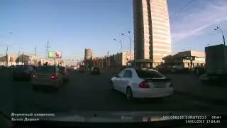 14.03.2015 17:04, СПб, пересечение проспекта Испытателей и проспекта Сизова, ДТП