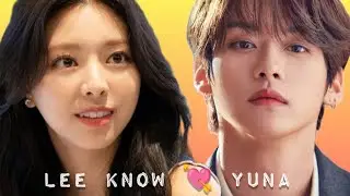 Lee know and Yuna moments 💘