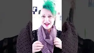 Plum Fruit Tingles scarf!