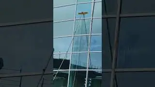 мойка остекления с земли. карбоновые штанги и Di вода.