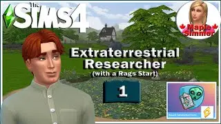 Introduction Pt 1: Extraterrestrial Researcher with a Rags Start! (Sims 4 Scenarios)