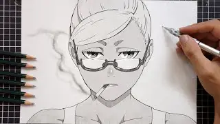 How to Draw Seiko Ayase from Dandadan Step by Step - Easy Drawing Tutorial