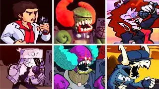 FNF - Madness but everytime it's Tricky turn a Different Skin Mod is used | Friday Night Funkin’