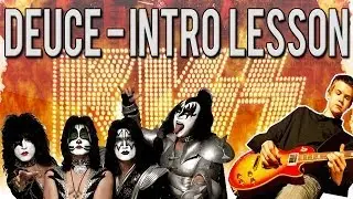 Kiss - Deuce Intro Guitar Lesson (With Tabs)
