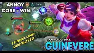 ANNOY CORE HEROES MAKES YOU WIN | GUINEVERE GAMEPLAY | MOBILE LEGENDS