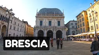 Brescia, Italy 🇮🇹 - Virtual Walking Tour City - 4K/60FPS - ASMR