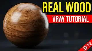 How To Texture Realistic Wood Material In 3Ds Max - 3Dx Max tutorial