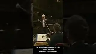 More #bernstein bits in honor of the Netflix #maestro here #beethoven's 9th #berlin 1989 finale